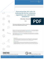 Determinación Del Calor de Tessis PDF