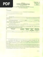 Society Nomination Form No. 14 PDF | PDF