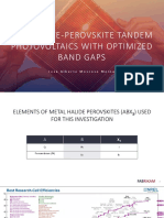 Perovskite-Perovskite Tandem Photovoltaics With Optimized Band Gaps