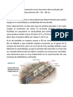 Verificar El Espaciamiento Entre Barrotes Del Encofrado Del Sobrecimiento 40 PDF