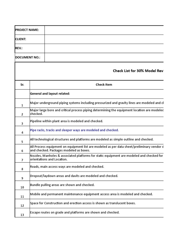 3D Model Review Checklist | PDF | Pump | Valve
