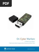 Download On Cyber Warfare A Chatham House Report by Markoff Chaney SN43898779 doc pdf