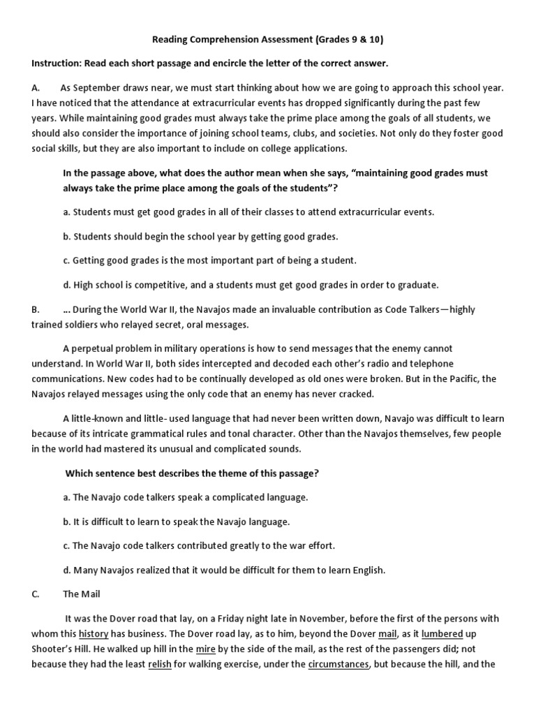 Which Analysis Does the Passage Support-Mastering Reading Comprehension