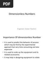 Dimensionless Number