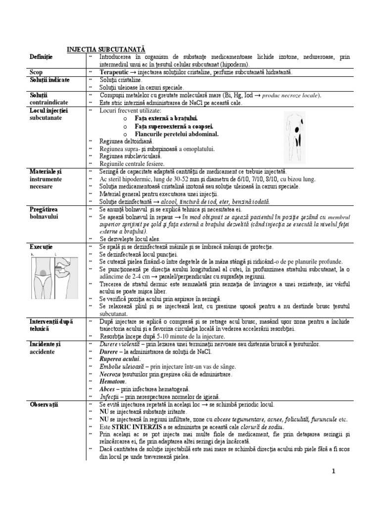 Tipuri de Injectii | PDF