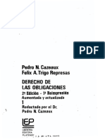 1 Caseaux y Trigo Derecho de Las Obligaciones PDF