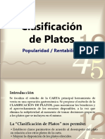 02 Clasificación de Platos