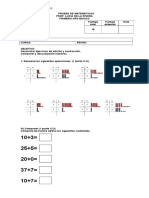 PRUEBA DE MATEMÁTICA 1° Básico