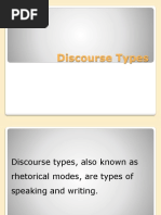 Discourse Types