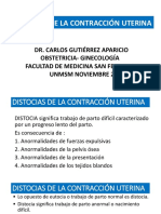 DISTOCIAS DE LA CONTRACCIÓN UTERINAFINAL UNMSM 2019.pptx