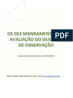 2. Os dez mandamentos na avaliação do desenho de observação.pdf
