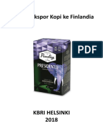 Peluang Ekspor Kopi Ke Finlandia 2017 2018 Kbri Helsinki