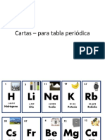 Cartas - para Tabla Periódica PDF