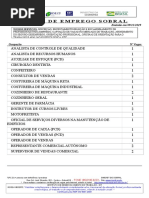 Vagas de Emprego de Sobral-09.12.19