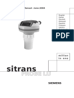 Sitrans Lu Model