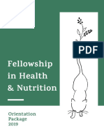 Fellowship Orientation Package