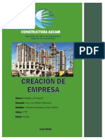 Constructora ASCAM: Perfil, valores y políticas