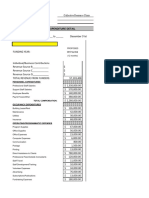 Program Budget Spreadsheet