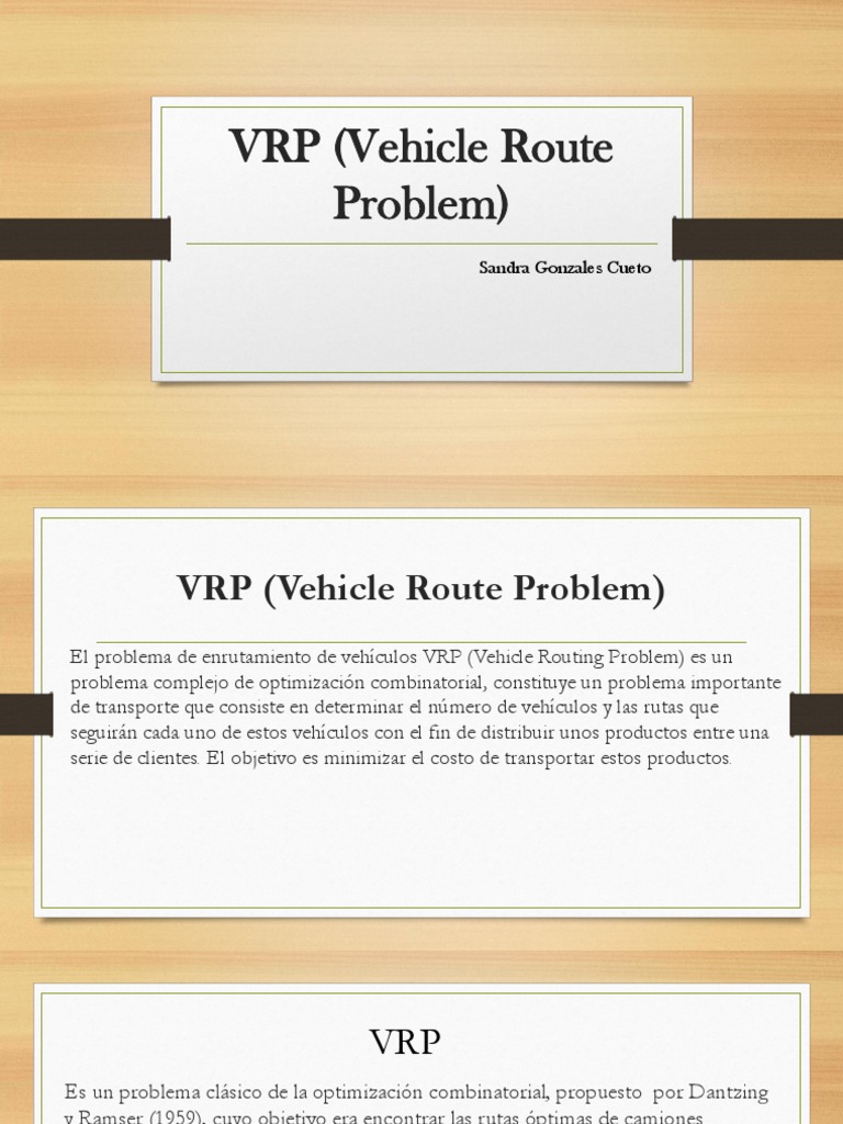 VRP (Vehicle Route Problem) | PDF | Áreas de informática | Algoritmos