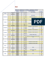 Calendario Quiniela 2019/20