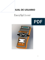 Manual de Usuario Fusionadora EasySplicer PDF