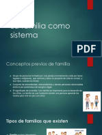 La Familia Como Sistema