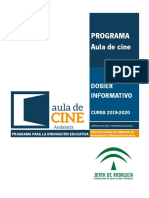 AulaDcine - Dosier 2019-2020 PDF