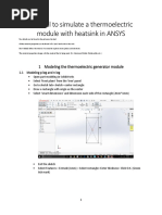 Ansys Tutorial