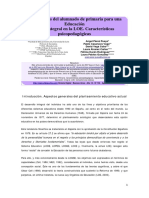 Capacidades Del Alumnado de Primaria para Una Educación PDF