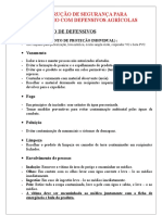 Instrução de Segurança Sub - Perigosas