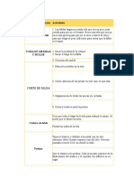 Confección de Falda Mediacampana