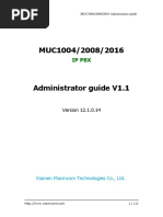 MUC1004 - 2008 - 2016 Administrator - Guide V1.1