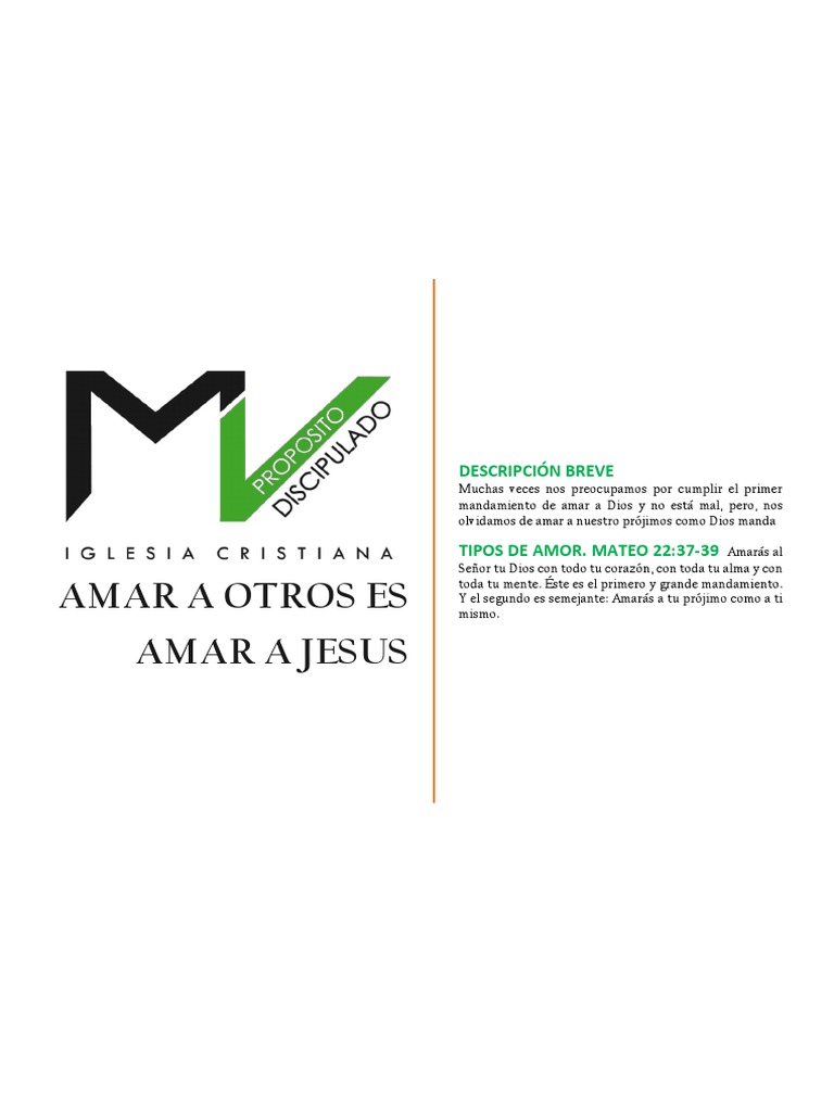 El Amor y la Familia Bíblica | PDF | Amor | Cristo (título)