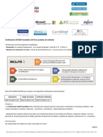 Capacitacion Certificacion ISTQB Foundation 2018 en Pruebas de Software PDF