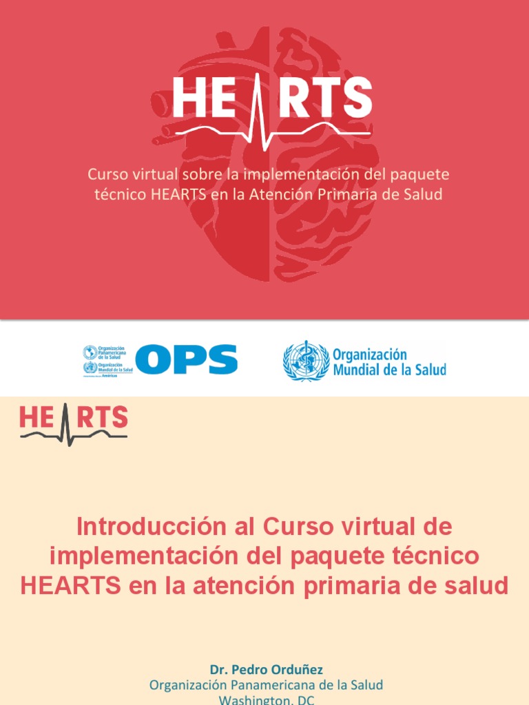 Curso Virtual: Implementación HEARTS APS | PDF | Hipertensión | Medicina