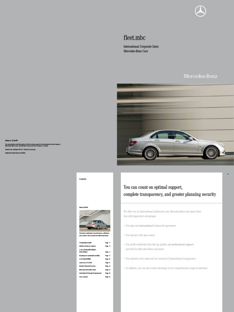 Merc Fleet, PDF, Mercedes Benz