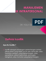 Manajemen Konflik Intrapersonal by Dr. Yolly Dahlia, SP - KJ