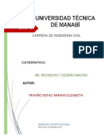 Tarea 3 Derecho Constitucional