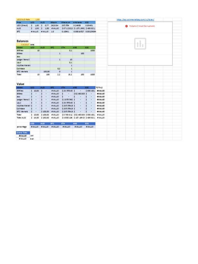 Spreadsheet Tutorial PDF | PDF | Bitcoin | Foreign Exchange Market