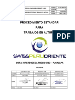 PROC. 016 - Procedimiento Estandar para Trabajos Altura PDF