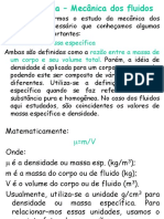 Mecânica dos fluidos: pressão hidrostática e empuxo