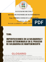 Imperfecciones de Soldadura PDF