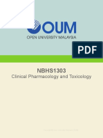 NBHS1303 Clinical Pharmacology & Toxicology - Smay19 (MREP) PDF