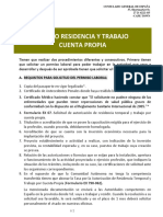 Visados Residencia y Trabajo Por Cuenta Propia PDF