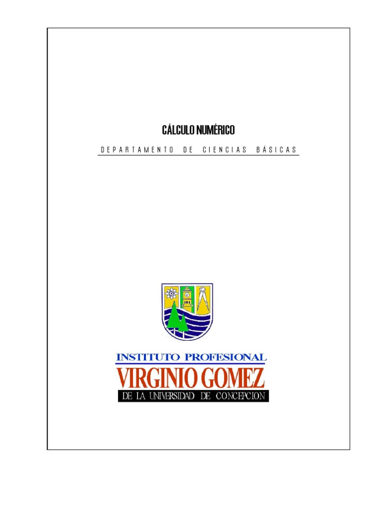4016 Calculo Numerico 907 909 924 Pdf Analisis Numerico Aproximacion