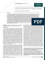 The Use of Nanocarriers For Drug Delivery in Cancer Therapy 1948 5956.1000024 PDF