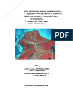 Diagnostico General Del Nivel de Salinización en La Zona Aledaña A La Desembocadura Del Río Sinú PDF