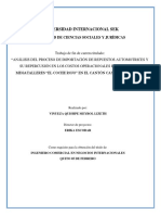 PROCESO DE IMPORTACIÓN DE REPUESTOS - MEYBOL VINUEZA TESIS - Docx Actual PDF