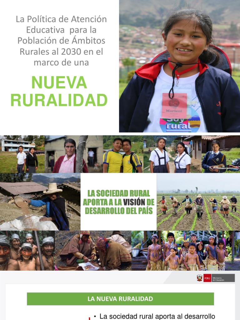 Nueva Ruralidad | PDF | Educación Secundaria | Maestros