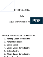 Teori Sastra & Genre Sastra